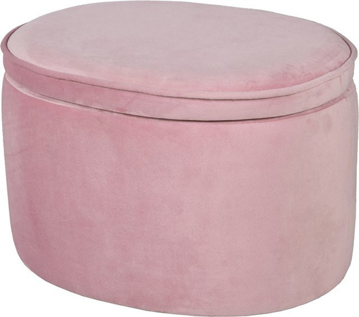 Roba Lil Sofa Kinderhocker aus Samt mit Aufbewahrung, Mauve, B/T/H: 42 x 33 x 27 cm