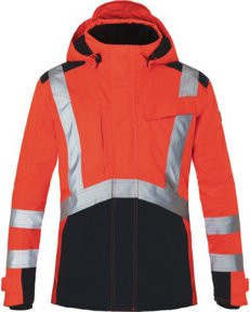 Kübler Hardshelljacke REFLECTIQ PSA 2 in Warnrot/Schwarz, Größe S - Bild 1