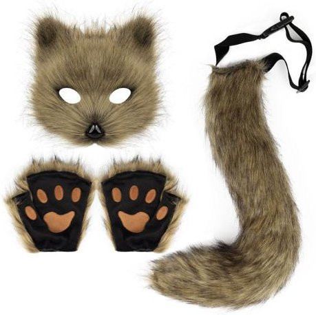 bosaidong Furry Therian Kostümset, Plüsch / Textil, Set / Bundle - Bild 1