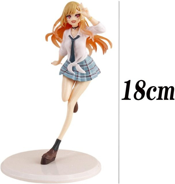 Anime-Figur My Dress Up Darling Kitagawa Marin in Schuluniform aus PVC, Höhe: 18,0 cm - Bild 1