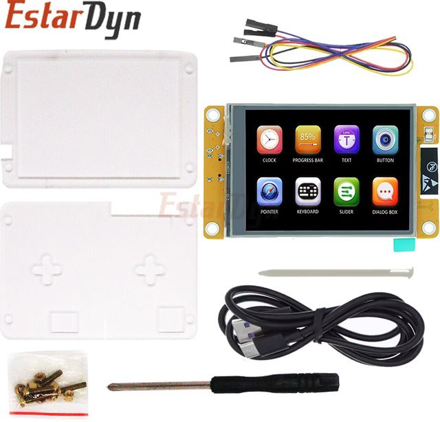 Estardyn ESP32 LVGL Smart Display mit 2,8 Zoll LCD TFT Modul, WiFi und Bluetooth, Touchscreen, Multicolor - Bild 1