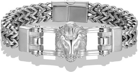 Wucifang Jewelry Armband Edelstahl, Gold, Herren, 23cm - Bild 1