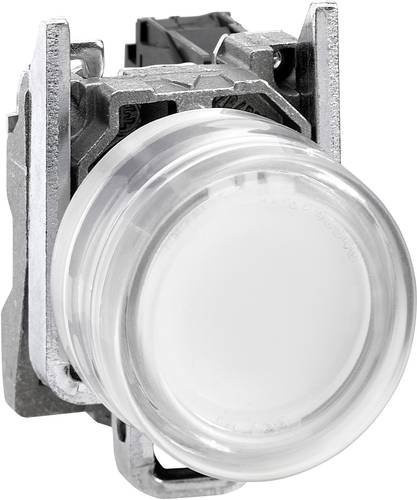 Schneider Electric XB4BP181EX Drucktaster Metall transparent IP66 IP67 tastend 600V 6A - Bild 1
