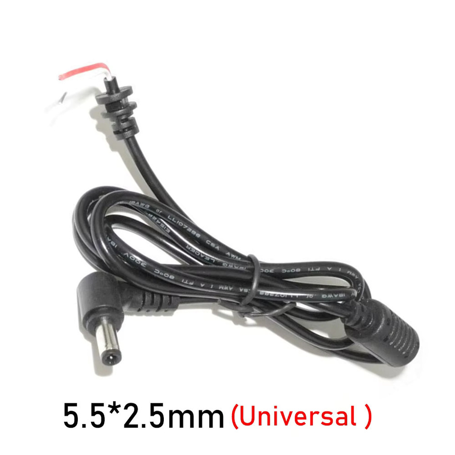 SYKDFD DC Stecker Adapter Set für Laptop Ladegeräte in Schwarz mit verschiedenen Maßen: 5,5 x 2,5 mm, 2,1 mm, 4,8 x 1,7 mm, 7,4 x 5,0 mm und 5,0 x 1,7 mm - Bild 3