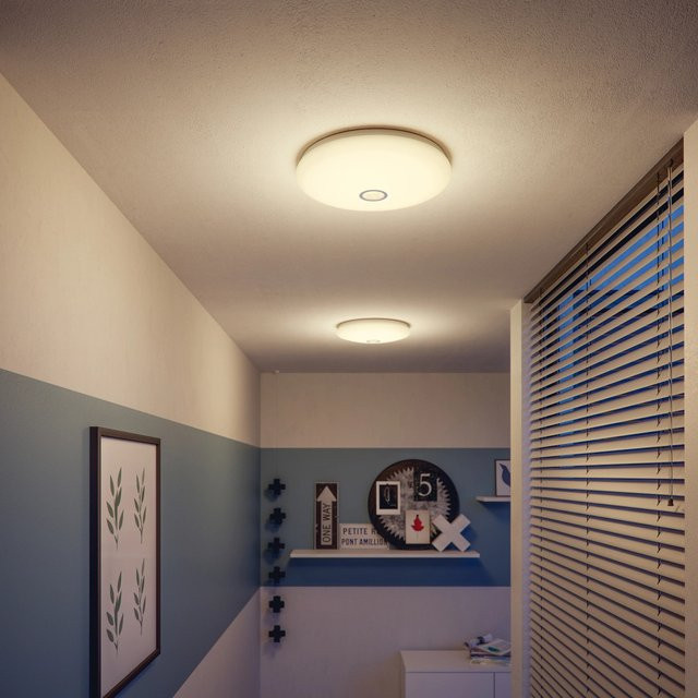 Philips LED-Deckenleuchte mit Bewegungssensor in Weiß, warmweiß, 1700 lm - Bild 1