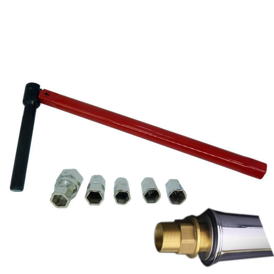 Homyl Steckschlüssel Set für Wasserhahn und Sanitärarbeiten, Rot, 8mm bis 13mm - Bild 3