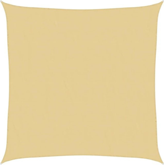 vidaXL Sonnensegel aus Polyester-Oxford in Sandfarbe, quadratisch, 6 x 6 m - Bild 1