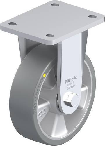 Blickle Bockrolle BO-ALTH 160K-AS in Silber und Grau aus Stahl mit 160 mm Rad-Durchmesser und 750 kg Tragfähigkeit - Bild 1