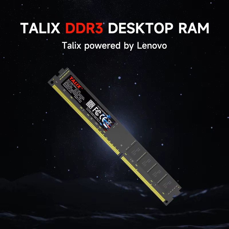 Lenovo TALIX DDR3 Desktop-RAM DIMM 240Pin PC3-12800 1600MHz Speichermodul in Schwarz - Bild 2