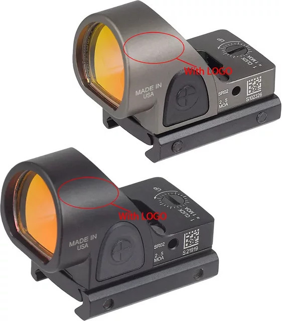 LAMBUL Taktisches Mini RM SR MR Holografisches Rotpunktvisier Kollimator Reflexvisier für 20mm Schiene in Schwarz - Bild 1