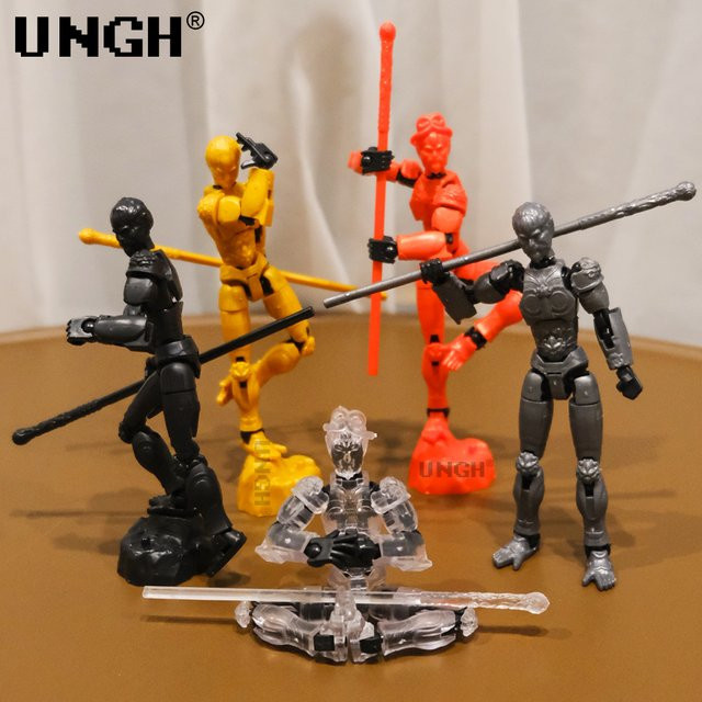 UNGH Black Myth: Wukong Sonne Wukong Mon Figuren Modell, 3d gedruckt, DIY Baugruppe, beweglich - Bild 1