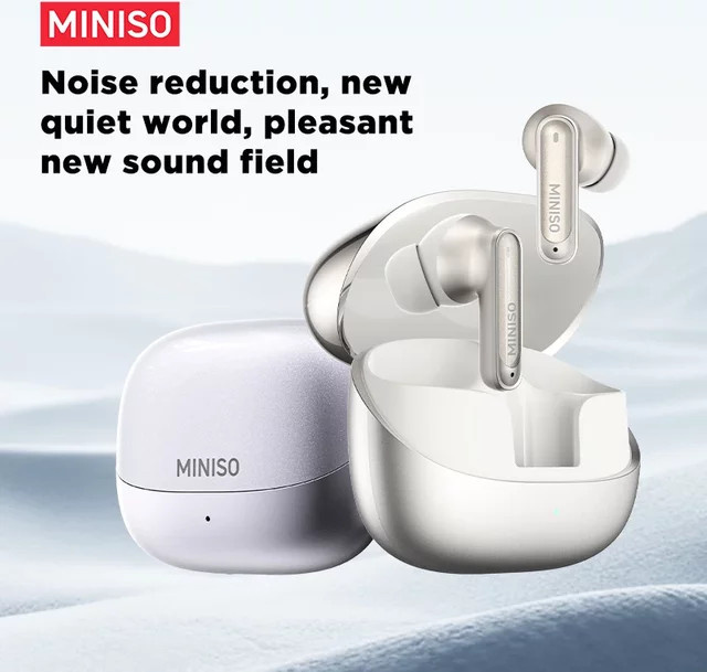 MINISO MS106 TWS In-Ear Wireless-Kopfhörer mit Bluetooth V6.0 und AI Translator in Blau oder Weiß - Bild 1