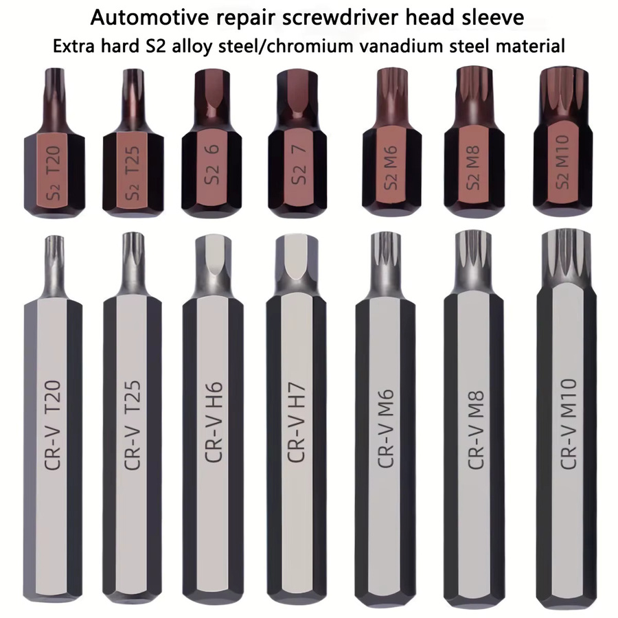 40-teiliges Stern-Bit-Set aus S2-Stahl, magnetisches Torx-Schraubendreher-Bit-Set in Braun - Bild 6