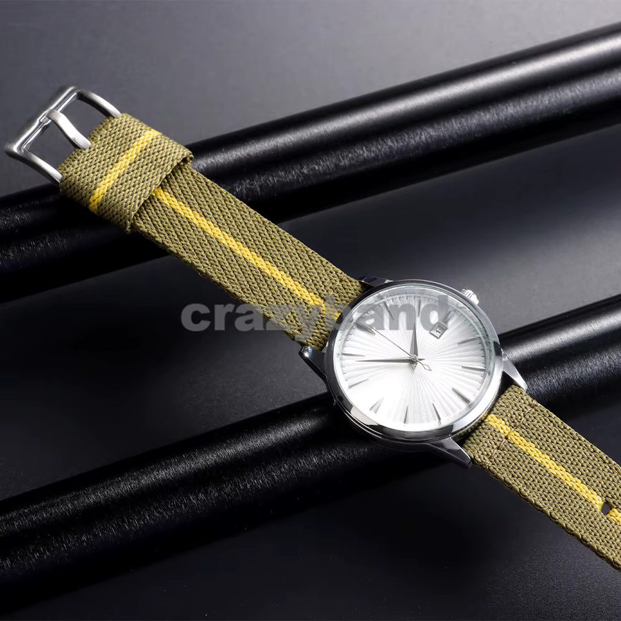 crazyband Uhrenarmband Nylon, Textil/NATO, Unisex, 20 mm, 22 mm - Bild 3