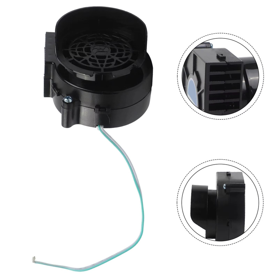 LEENKEA Ersatz-Lüftermotor für aufblasbare Dekorationen, 12V 0,5A, Schwarz - Bild 2