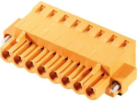Weidmüller Buchsengehäuse-Kabel BL/SL Orange, Polzahl 12, Rastermaß 5.08 mm, 24 Stück - Bild 1