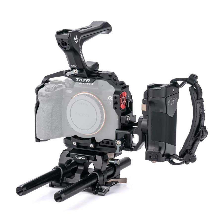 Tilta Full Camera Cage Kit TA-T30-FCC-B in Schwarz für Sony Alpha A7 IV, A7R5, A1, A7S3 und A7 III mit Sony E-Mount - Bild 1