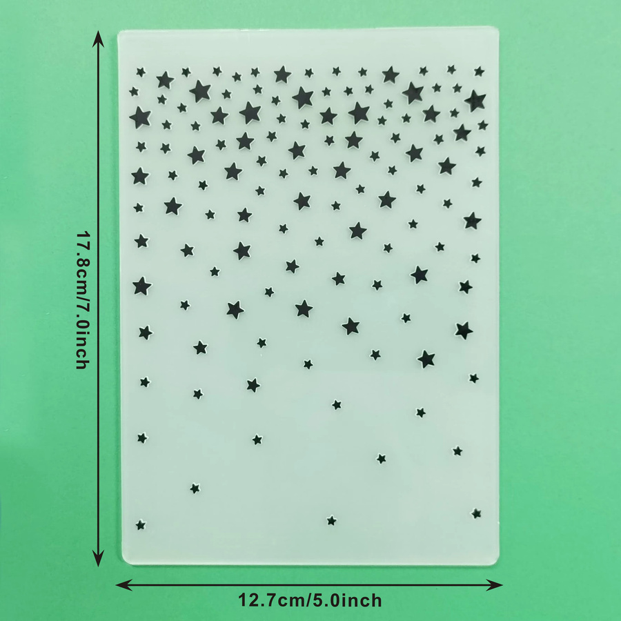 Weihnachtsstern-Prägeordner in Weiß für Papierkunst, Collagen und Heimwerkerarbeiten - Bild 2