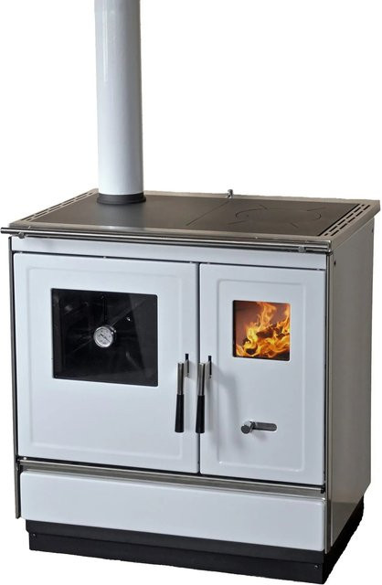 Haas+Sohn Herd HSH 81 mit Backfach links in Weiß, 7,4 kW - Bild 1