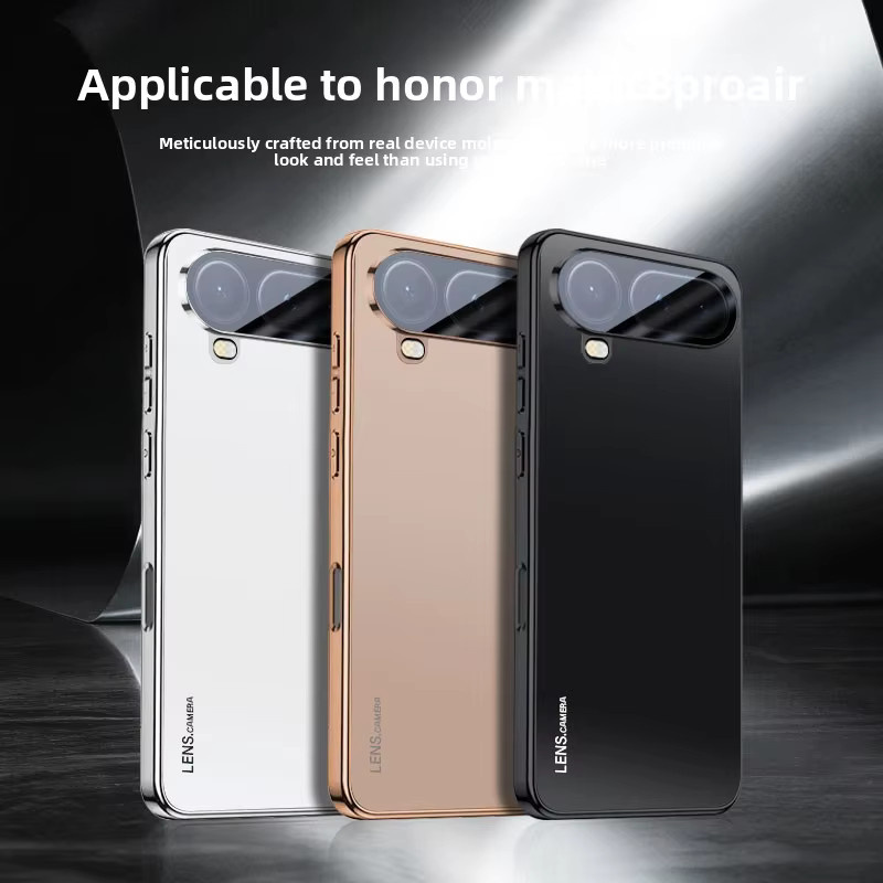 Huawei Honor Magic 8 Pro AIR Handyhülle mit mattierter AG-Beschichtung und Linsenschutz in Silber und Weiß - Bild 1
