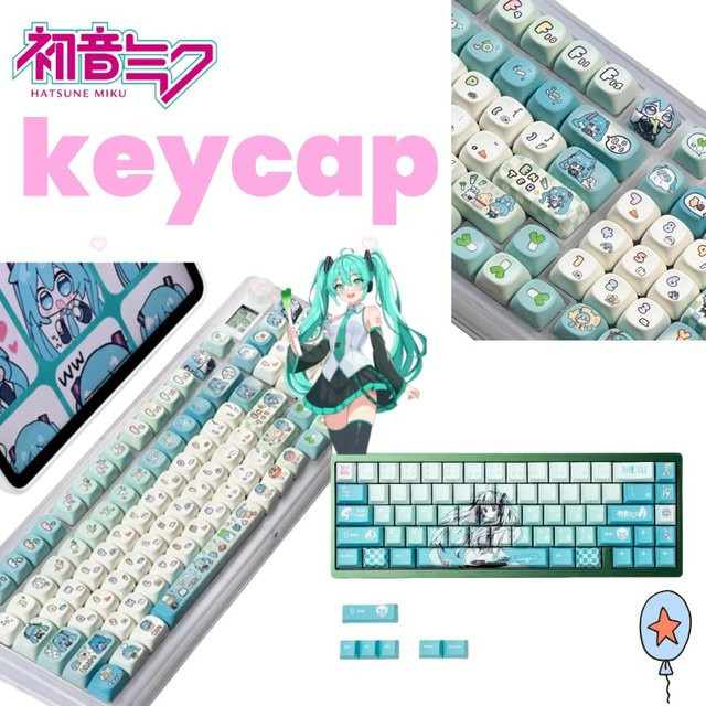Bandai Hatsune Miku Anime Tastenkappen in Multicolour für deine personalisierte Tastatur - Bild 1