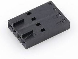 Molex Buchsengehäuse-Kabel Schwarz 4-polig mit 2,54 mm Rastermaß 50579204 - Bild 1