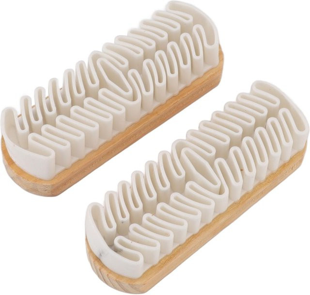 2er Set GoolRC Wildlederbürste und Kreppbürste zur Schuhreinigung in White - Bild 1