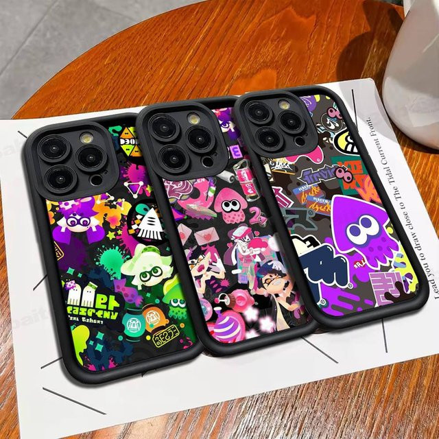 Game S Splatoon Handyhülle für iPhone 17 16 15 14 13 12 11 Pro Max Plus in Multicolour - Bild 1