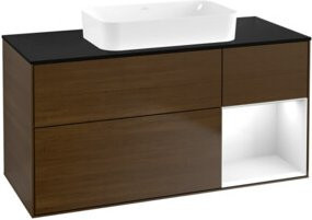 V&B Waschtischunterschrank Finion in Weiß lackiert, B/T: 120 x 60 cm - Bild 1