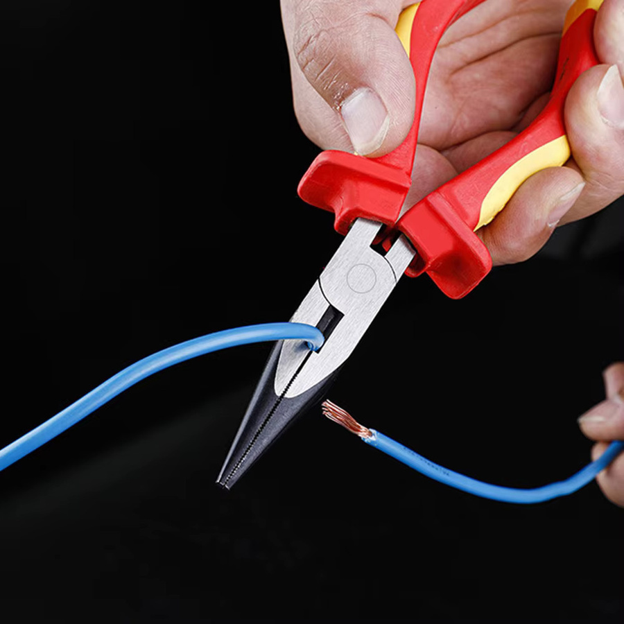 WOZOBUY Professionelle Seitenschneider Abisolierzange und Kabelcutter für Elektriker und DIY-Reparaturen - Bild 2