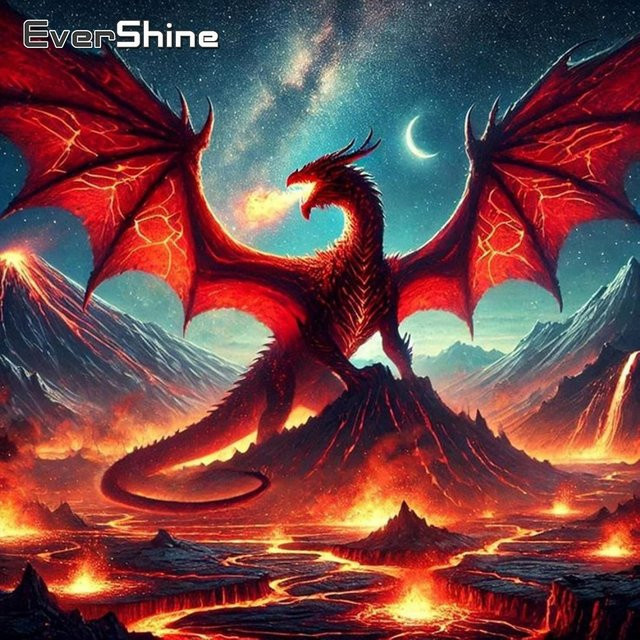 Evershine Dinosaurier Tier Bastelset, Diamant Stickerei, Rund - Bild 1