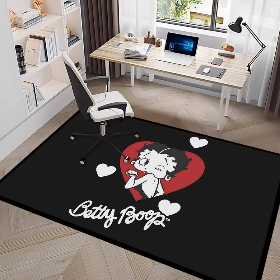 B-Betty Girl B-Boop Fußmatte, waschbar und rutschfest für Wohnzimmer, Küche oder Flur - Bild 4