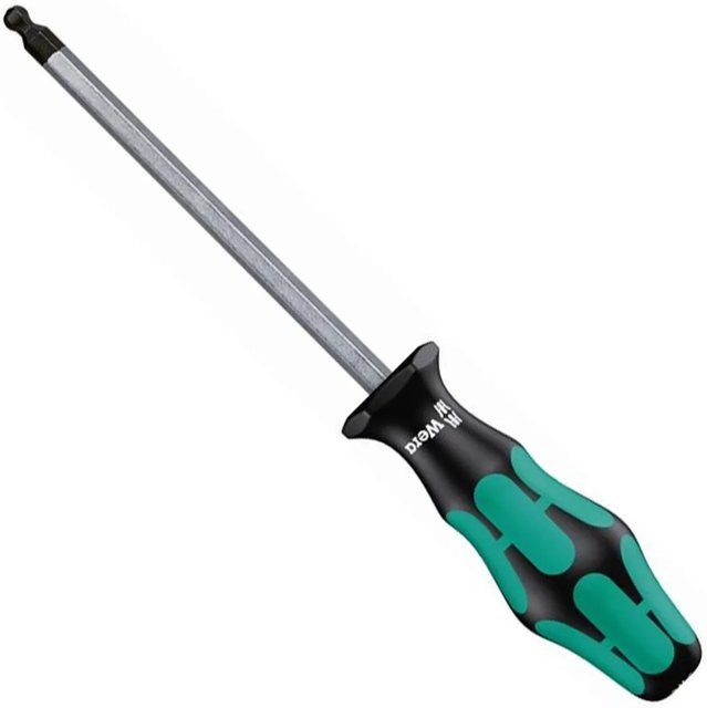 Wera Sechskant-Kugelkopf-Schraubendreher 352 in Schwarz und Grün mit 8 mm Schlüsselweite - Bild 2