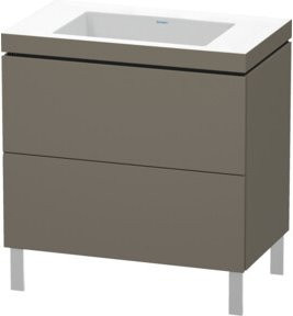 Duravit Waschtischunterschrank L-Cube c-bonded mit 2 Auszügen, B/T: 80 x 48 cm - Bild 1