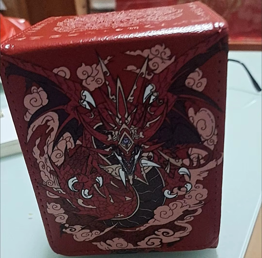 Yu-Gi-Oh! Ägyptischer Gott Himmelsdrache Verfolger Geflügelter Drache Deck Box, Aufbewahrungsbox, PU-Leder - Bild 4