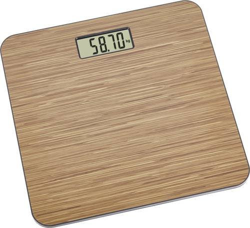TFA Dostmann RUMBA Digitale Personenwaage in Braun mit Holzdesign bis max. 150 kg - Bild 1