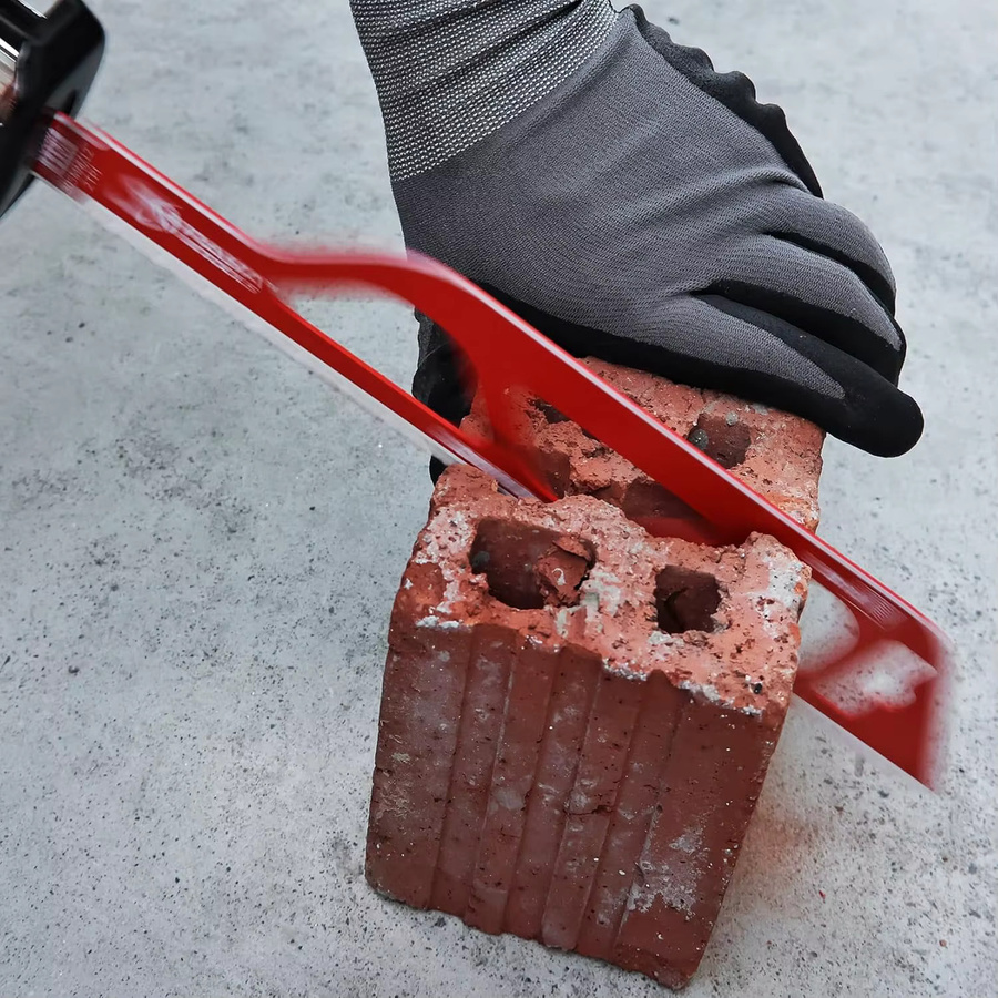 PAYA Abbruch-Säbelsägeblatt mit Hartmetallklingen für Porenbeton und Hohlziegel, Länge: 305 mm, 2 TPI, Rot - Bild 6