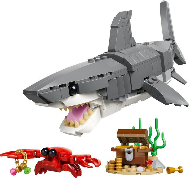 LEGO Creator Wilder Hai mit Schatztruhe Konstruktionsspielzeug ab 8 Jahren - Bild 3