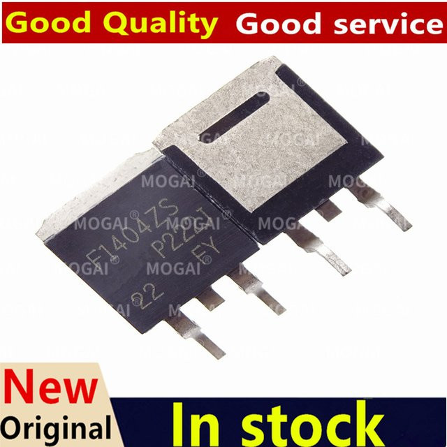 MOGAI Chipsatz Set IRF2804S IRF1404ZS IRF1404S IRL1404S IRL1104S F2804S F1404ZS F1404S L1404S L1104S in Schwarz, 5 Stück - Bild 1