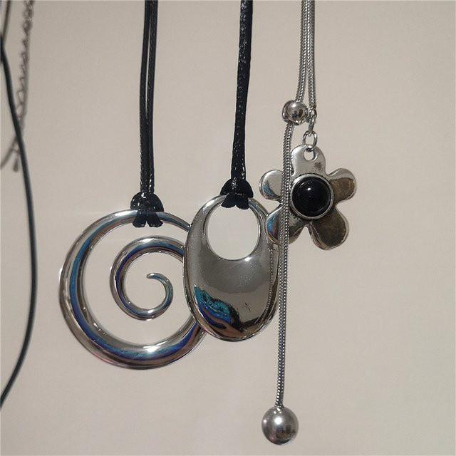 Halskette imixlot, Silber, Blume Anhänger, Damen - Bild 1