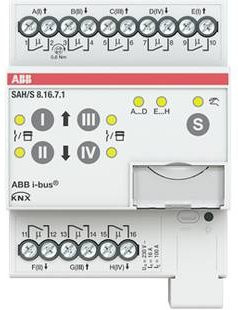ABB Schalt- und Jalousieaktor SAH/S8.16.7.1 in Weiß - Bild 1