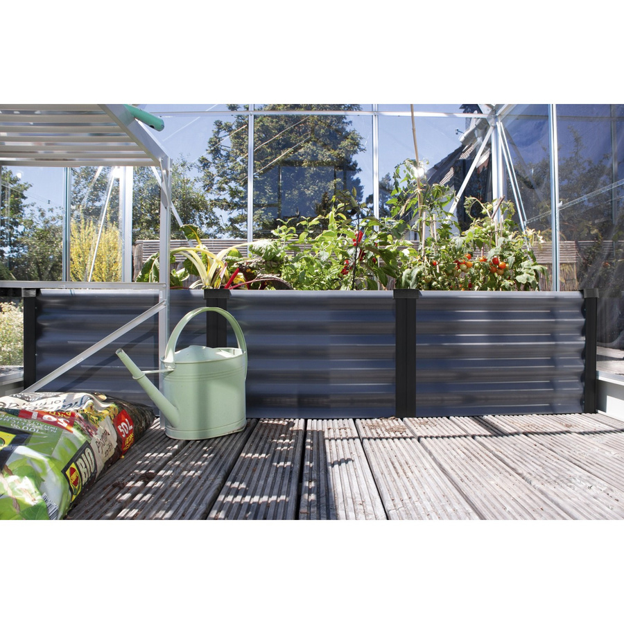Vitavia Hochbeet Linus IN & OUT 401 S, Granit/Schwarz, B: 65 cm, L: 185 cm, H: 40 cm - Bild 5