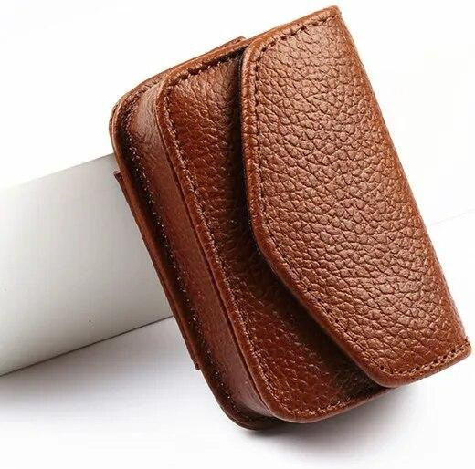 Binchi Outdoor Equipment Brillenetui Leder, Brown - Bild 1