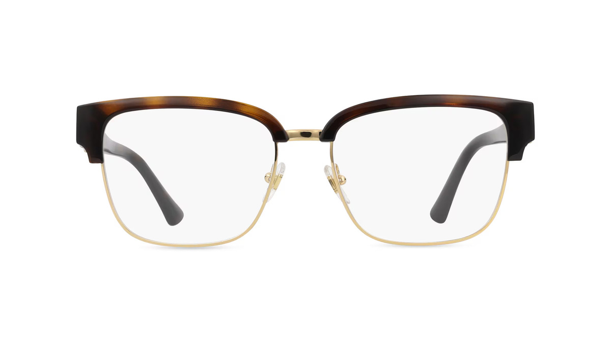 Versace VE3348 Korrektionsbrille, Vollrand, Quadratisch, Acetat, Herren, Braun - Bild 1