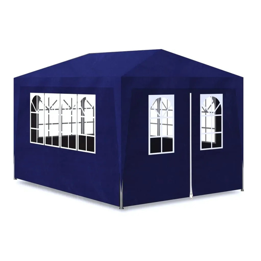vidaXL Partyzelt Blau B/T/H: 4 x 3 x 2,5 m - Bild 2