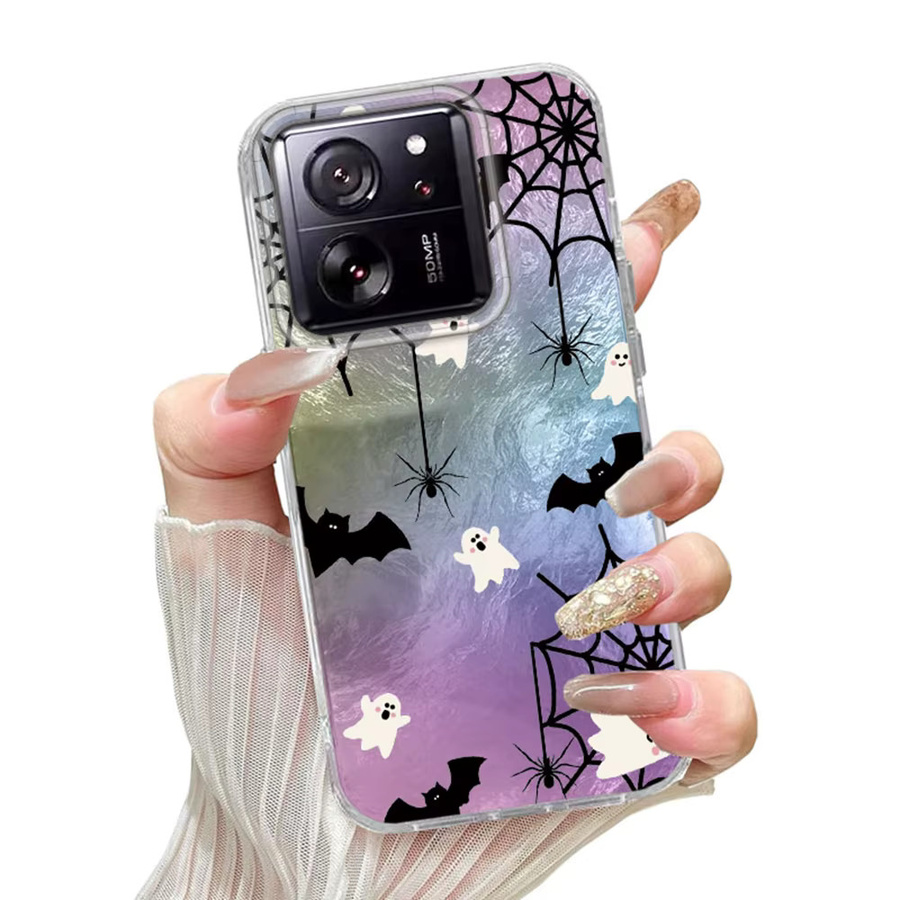 Handyhülle mit lustigem Halloween Geist Gesicht Muster für Xiaomi 13T 14T Pro 11 Lite NE Poco X5 X6 X7 M6 C65 C61 M5S in Multicolour - Bild 4
