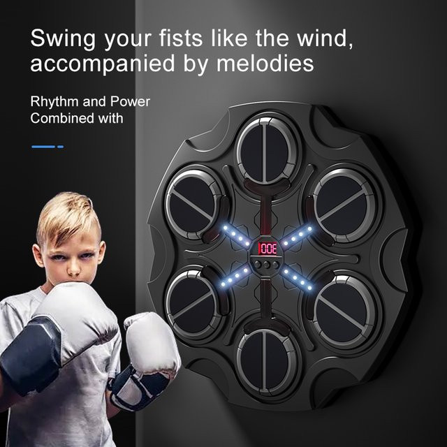 KNYYSECQ Box Maschine Wand Ziel Fitness Geräte Home Boxing Kinder Reaktion Ziel Training Spielzeug - Bild 1