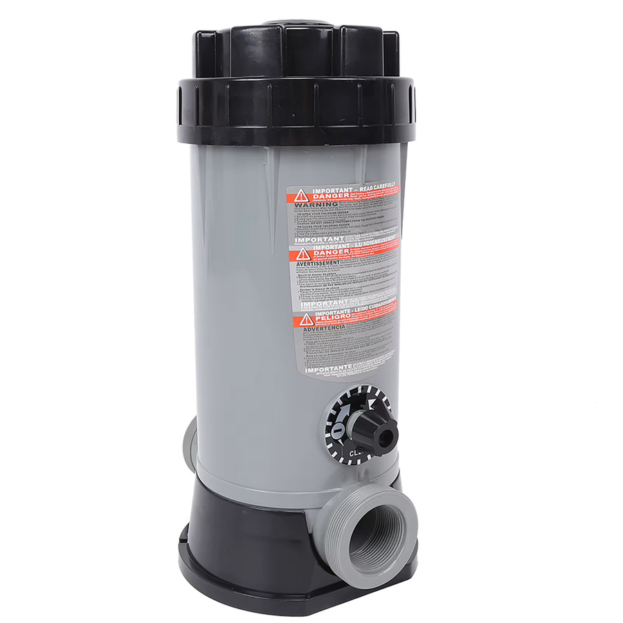 CL-200 Automatischer Chlorspender für die Schwimmbad-Desinfektion, grauer Chlorinator zur Dosierung von Chlor - Bild 3