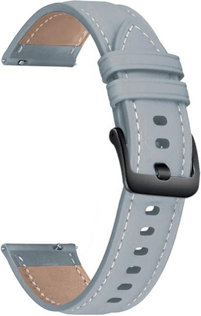 Uhrenarmband Leder, grau, Unisex - Bild 1