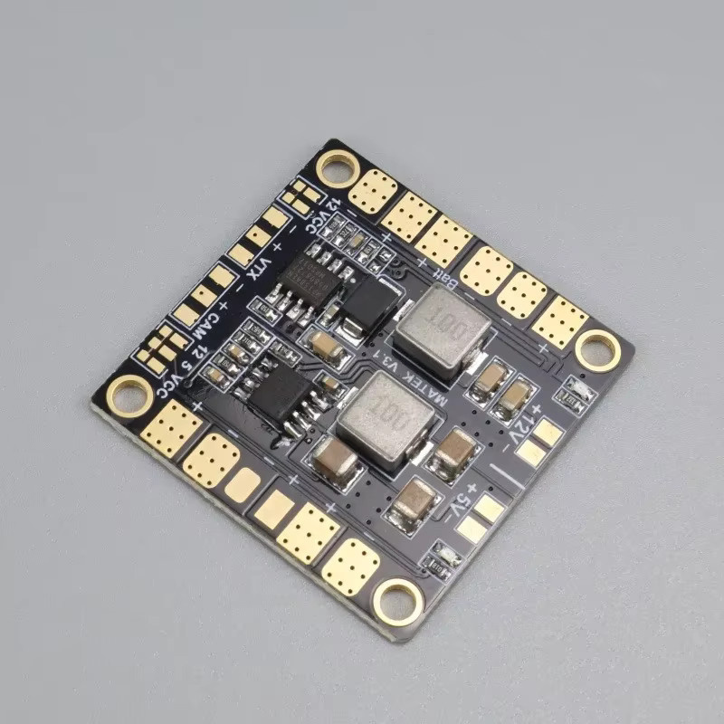 Matek Mini Power Hub PDB Stromverteilerplatine mit BEC 5V 12V für FPV Multicopter Quadcopter in Schwarz - Bild 2
